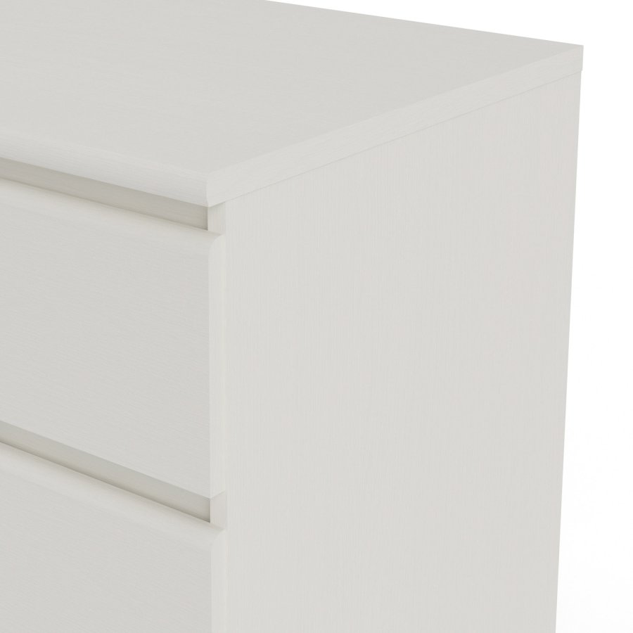 TVILUM Naia kommode - hvid ask, m. 6 skuffer 