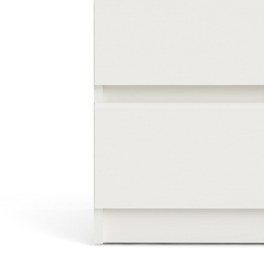 TVILUM Naia kommode - hvid ask, m. 6 skuffer 