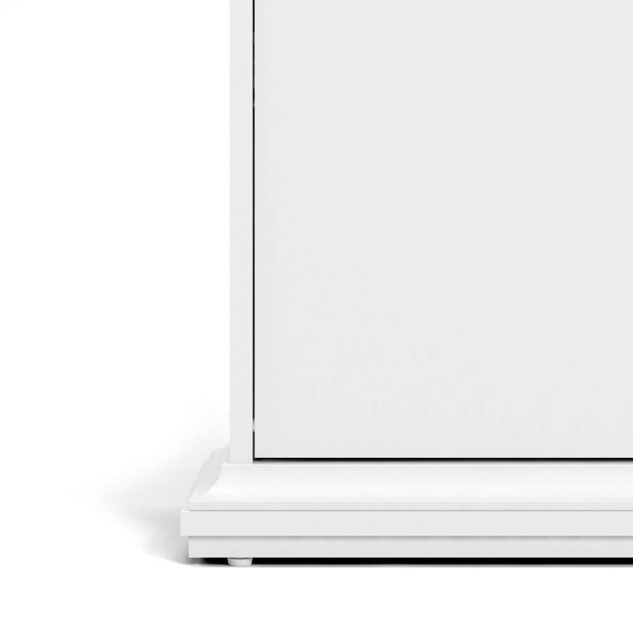 TVILUM Paris skoskab - hvid tr, m. 3 skuffer