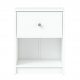 TVILUM May Natbord - hvidt tr, m. 1 skuffe og 1 rum