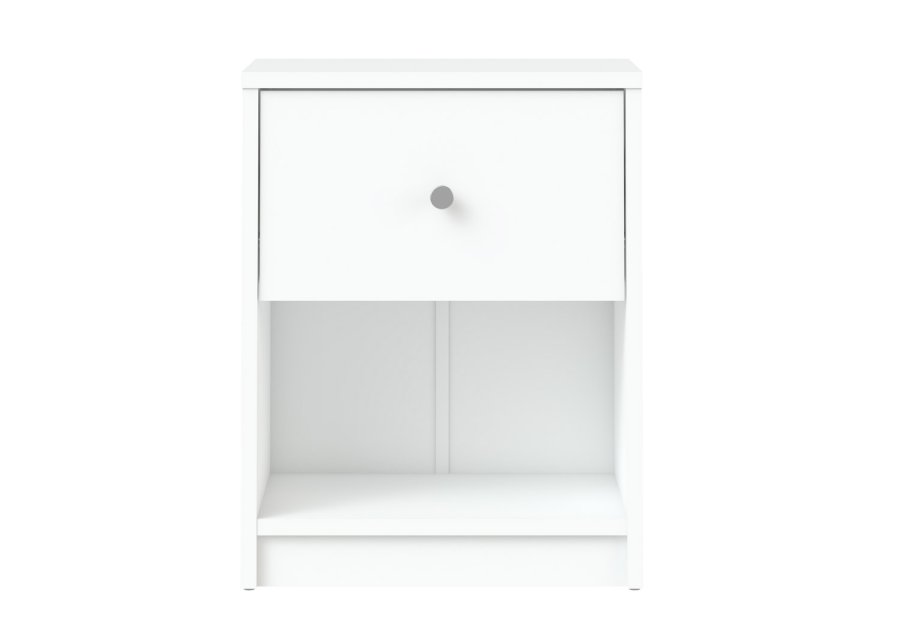 TVILUM May Natbord - hvidt tr, m. 1 skuffe og 1 rum