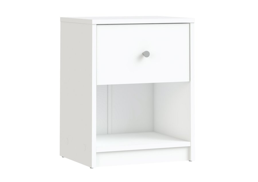 TVILUM May Natbord - hvidt tr, m. 1 skuffe og 1 rum