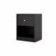 TVILUM May Natbord - sort tr, m. 1 skuffe og 1 rum
