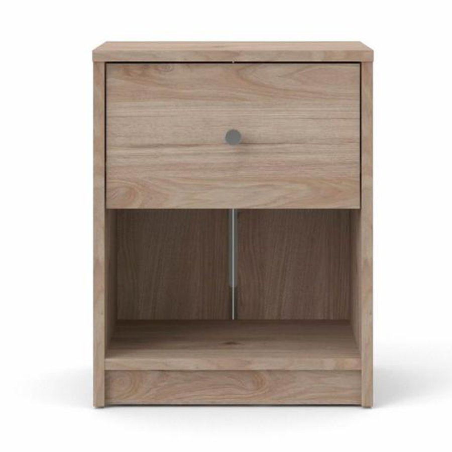 TVILUM May natbord, m. 1 rum og 1 skuffe - natur folie og plastik (37,9x30,1)