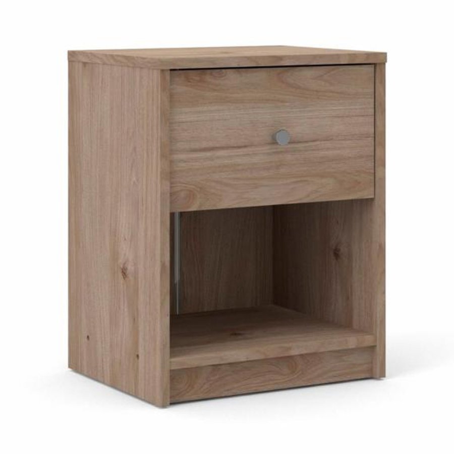 TVILUM May natbord, m. 1 rum og 1 skuffe - natur folie og plastik (37,9x30,1)