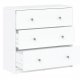 TVILUM May kommode - hvid tr, m. 3 skuffer