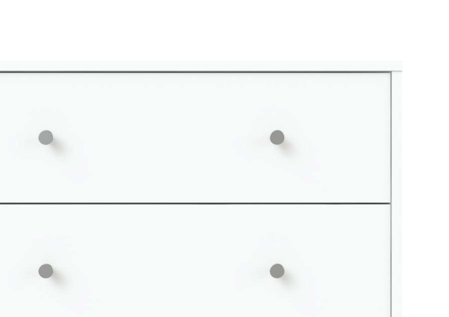 TVILUM May kommode - hvid tr, m. 3 skuffer