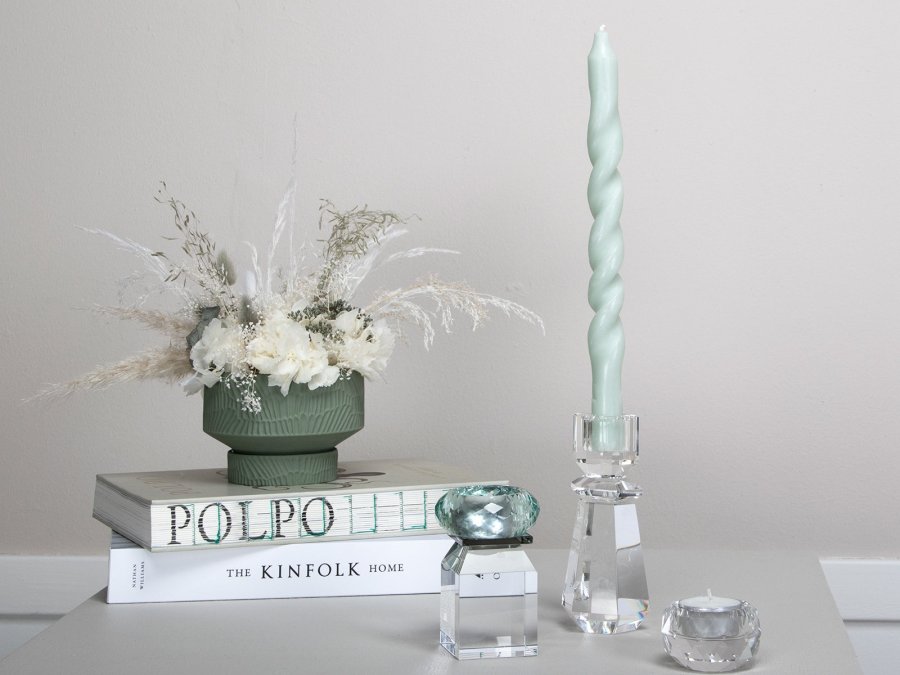 HOUSE OF SANDER Clematis lysestage - klar glas (H:12,5)