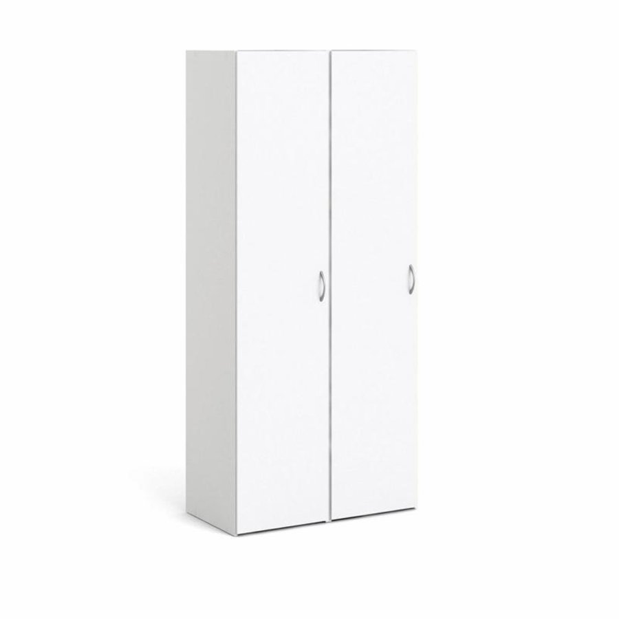 TVILUM Space garderobeskab, m. 2 lger og 6 hylder - hvid spnplade