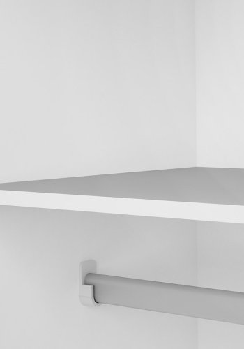 TVILUM Space garderobeskab - hvid tr, m. 2 lger og 2 hylder