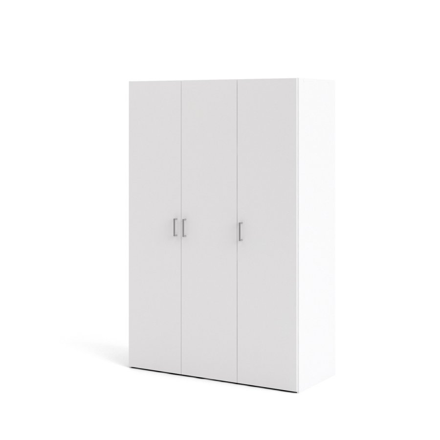 TVILUM Space garderobeskab - hvid tr m. 3 lge