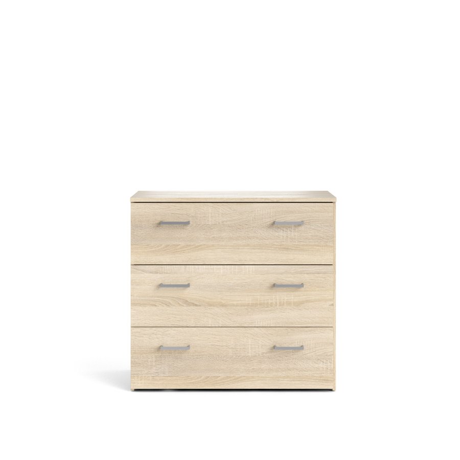 TVILUM Space kommode - egestruktur, m. 3 skuffer 