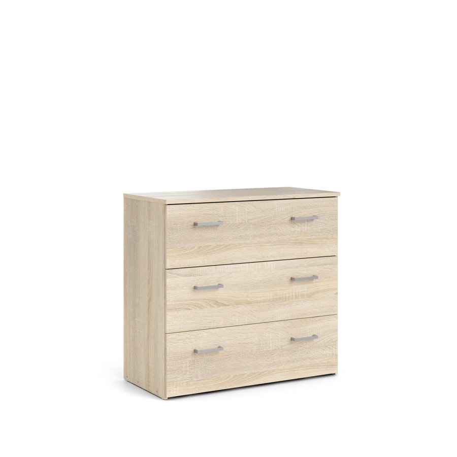 TVILUM Space kommode - egestruktur, m. 3 skuffer 