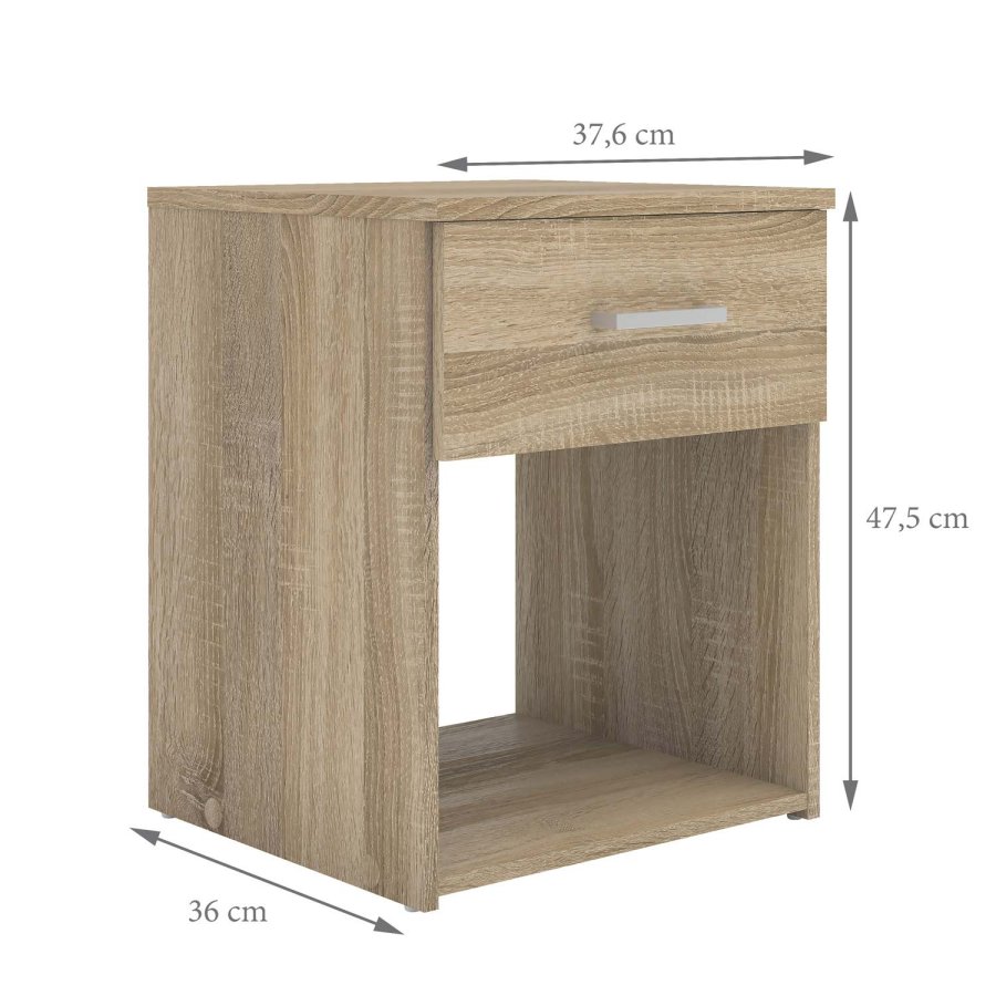 TVILUM Space natbord - egestruktur, m. 1 skuffe og 1 rum