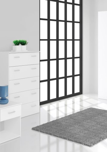 TVILUM Space sengebord - hvidt tr, m. 1 skuffe og 1 rum