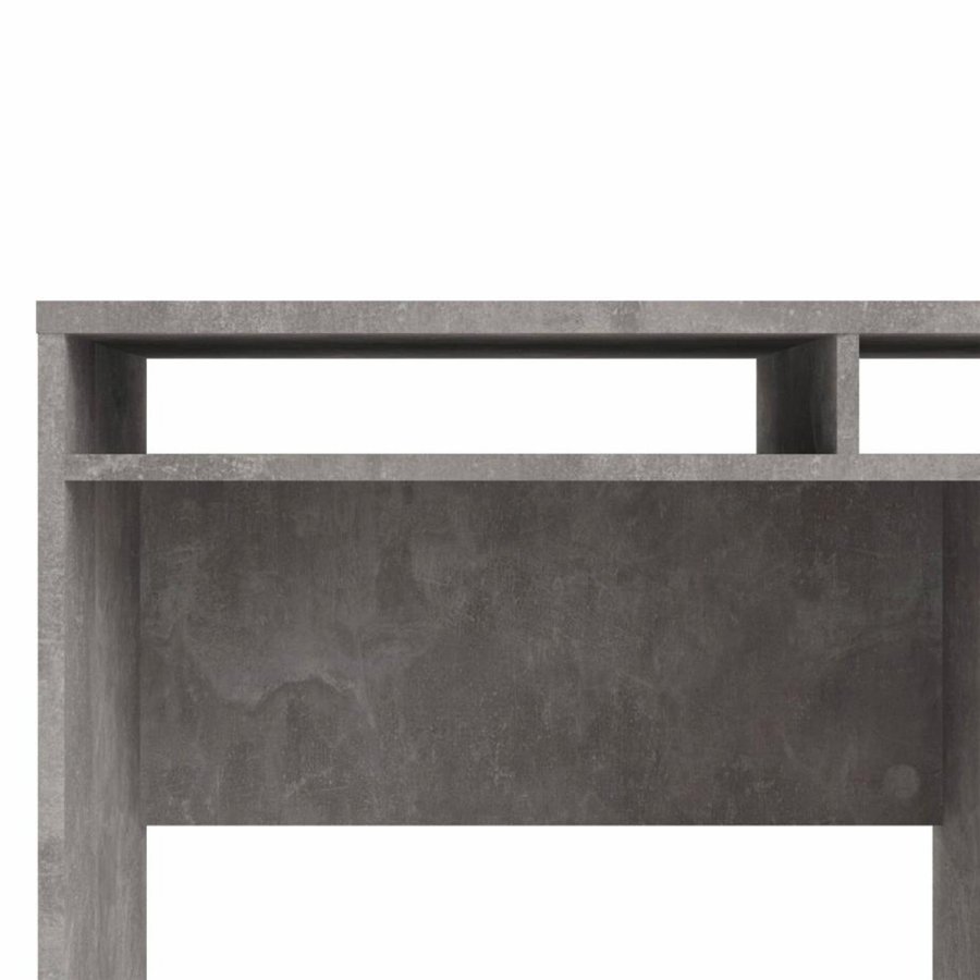 TVILUM Function Plus skrivebord, m. 1 lge, 2 rum og 1 skuffe - gr/hvid folie og plast (110,2x48,2)