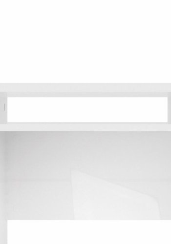 TVILUM Function Plus skrivebord, m. 1 lge, 2 rum og 1 skuffe - hvid folie og plast (110,2x48,2)