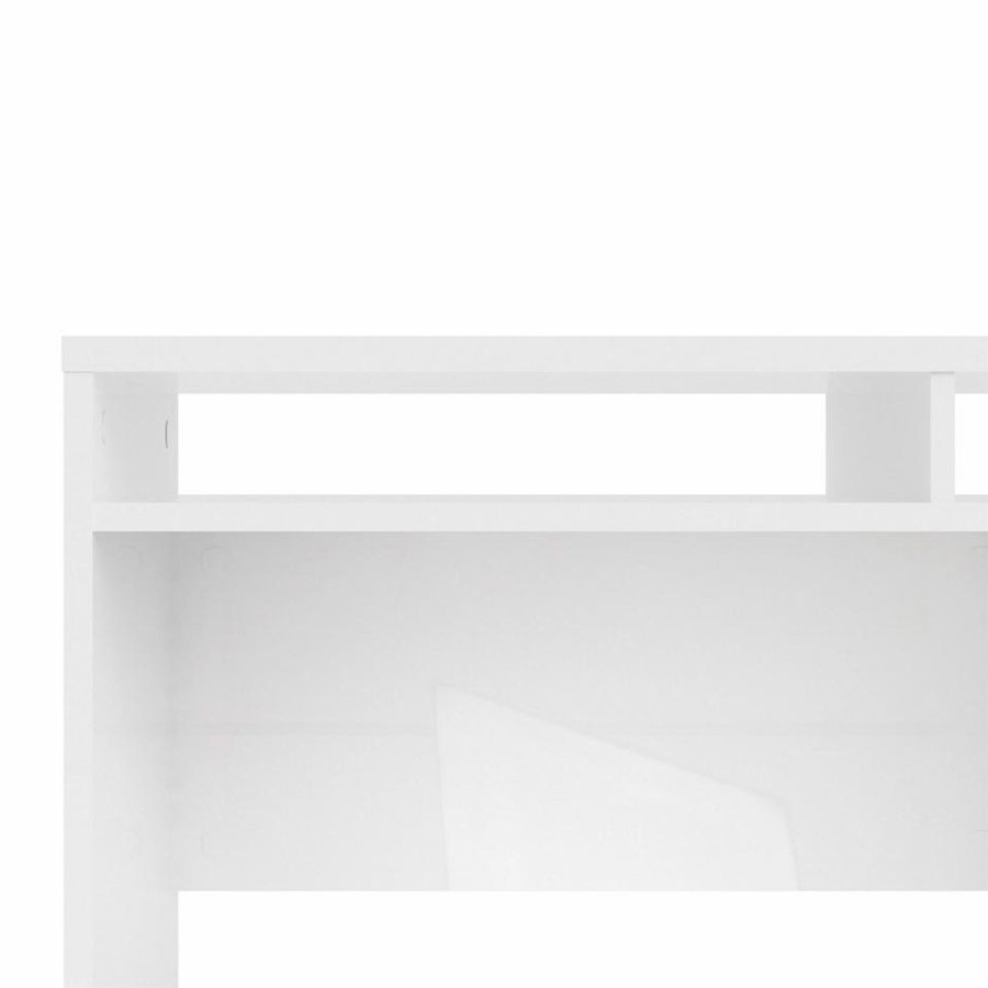 TVILUM Function Plus skrivebord, m. 1 lge, 2 rum og 1 skuffe - hvid folie og plast (110,2x48,2)