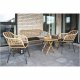 HOUSE NORDIC Trieste havesofa, m. hynde - natur polyrattan og metal