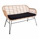HOUSE NORDIC Trieste havesofa, m. hynde - natur polyrattan og metal