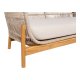HOUSE NORDIC  Terracina Loungesofa - Loungesofa, akacie, beige, inkl. hynde
