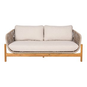 HOUSE NORDIC  Terracina Loungesofa - Loungesofa, akacie, beige, inkl. hynde