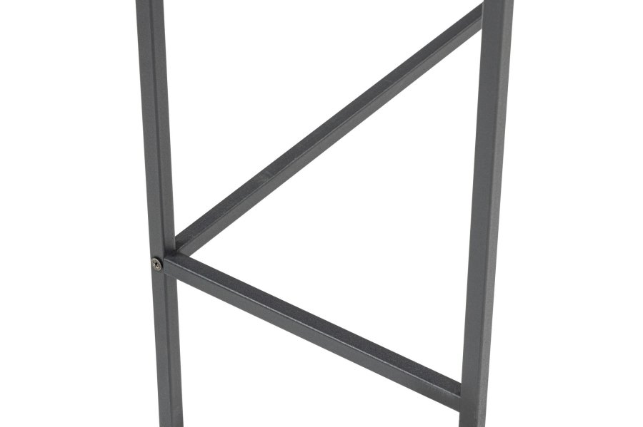 FUNZI LIVING Lrred konsolbord, rektangulr - glas og sort metal (100x30)