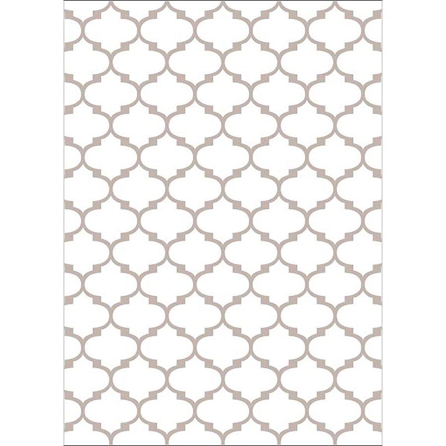 TEPPI WOOKECE304 gulvtppe m. mnster, rektangulr - multifarvet polyester (180x280)