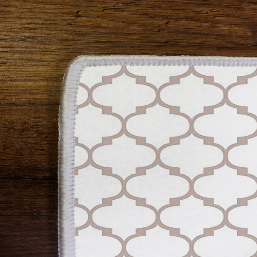 TEPPI WOOKECE304 gulvtppe m. mnster, rektangulr - multifarvet polyester (180x280)