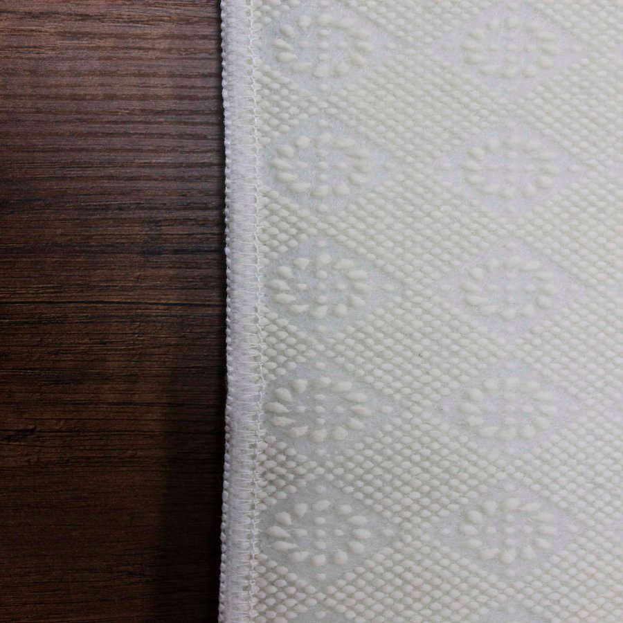 TEPPI WOOKECE304 gulvtppe m. mnster, rektangulr - multifarvet polyester (180x280)