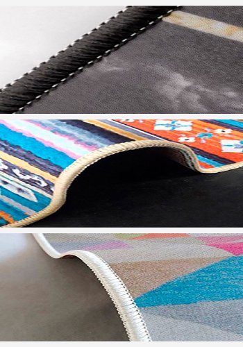 TEPPI WOOSONIL136 gulvtppe m. mnster, rektangulr - multifarvet bomuld (50x80)