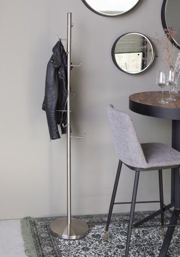 WHITE LABEL LIVING Hooked stumtjener - slv metal