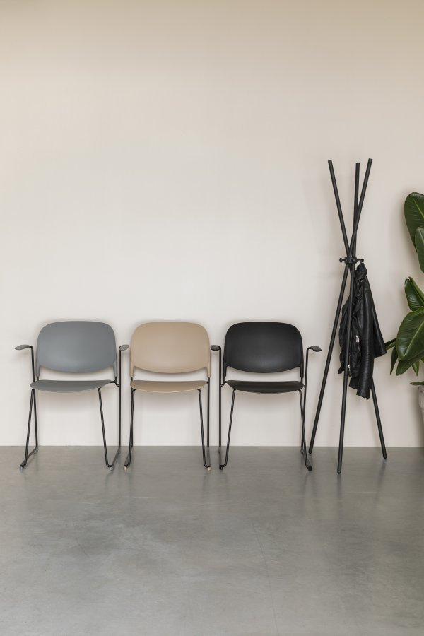 WHITE LABEL LIVING Darwin stumtjener - sort stl