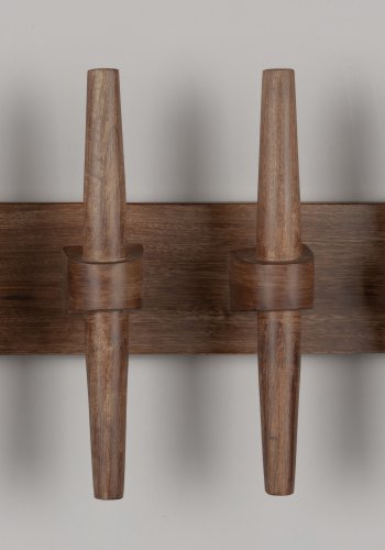 DUTCHBONE Jakub knagerkke - valnddefarvet mangotr