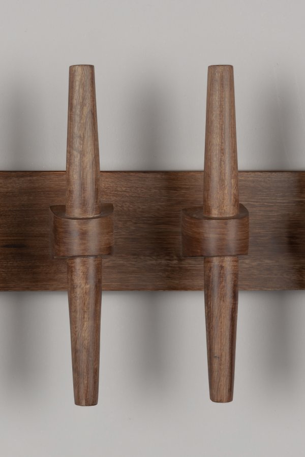 DUTCHBONE Jakub knagerkke - valnddefarvet mangotr