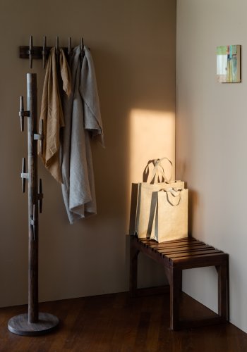 DUTCHBONE Jakub knagerkke - valnddefarvet mangotr