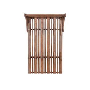 DUTCHBONE Jakub hattehylde, m. knager - valnddefarvet mangotr