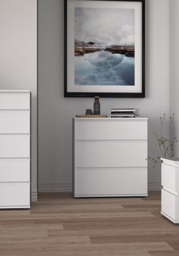 TVILUM Nova  Kommode - Hvid komposittr, (84x40)