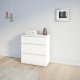 TVILUM Nova  Kommode - Hvid komposittr, (84x40)