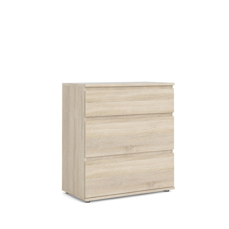 TVILUM Nova Kommode - Naturfarvet komposittr, Eg struktur, (84x40)