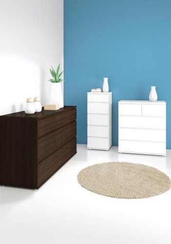 TVILUM Nova  Kommode - Hvid komposittr, (107x40)