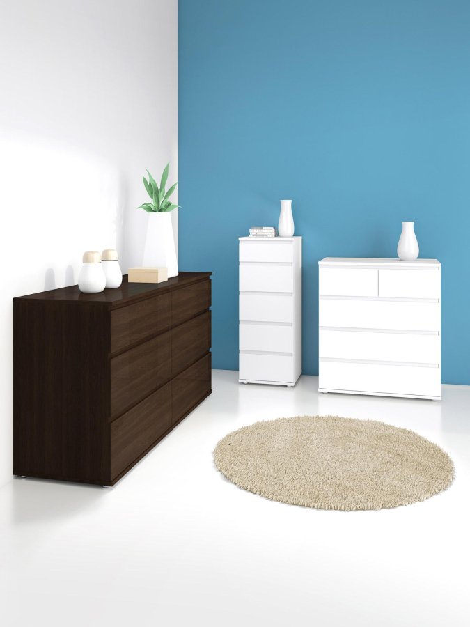 TVILUM Nova  Kommode - Hvid komposittr, (107x40)