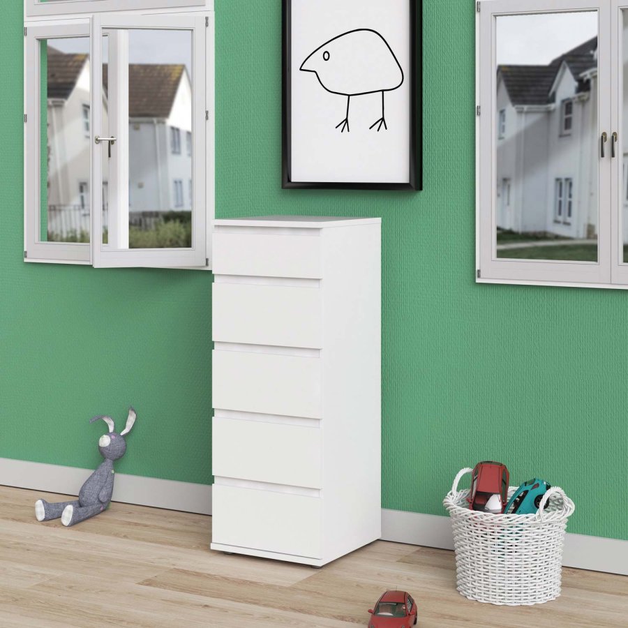 TVILUM Nova  Kommode - Hvid komposittr, (107x40)