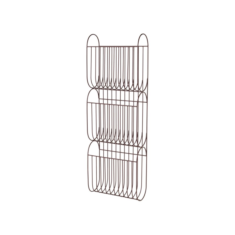 BROSTE COPENHAGEN Maggie magasinholder, vghngt - aubergine jern