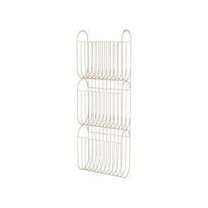 BROSTE COPENHAGEN Maggie magasinholder, vghngt - lysegr jern