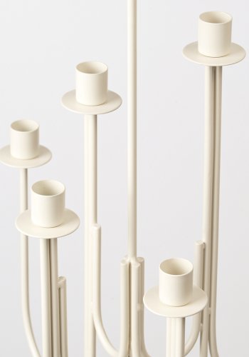 BROSTE COPENHAGEN Farri lysestage - varm lysegr jern