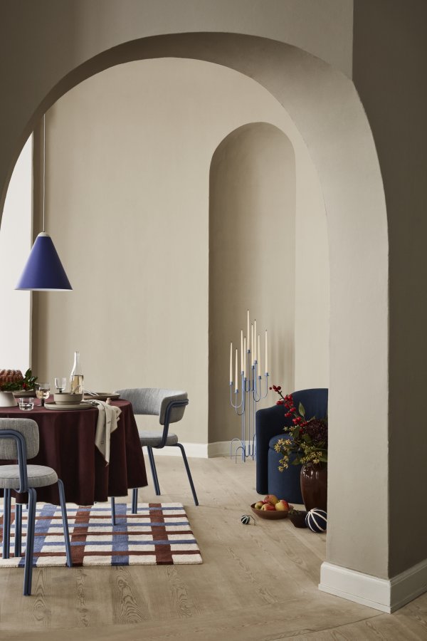 BROSTE COPENHAGEN Farri lysestage - sort jern