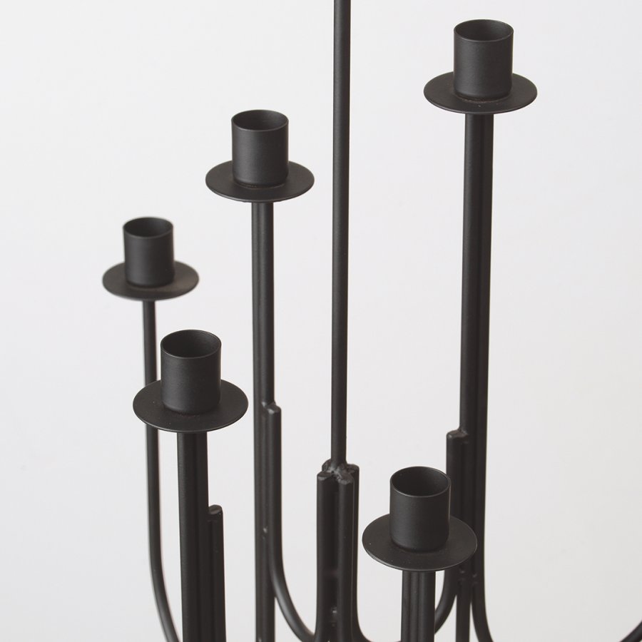 BROSTE COPENHAGEN Farri lysestage - sort jern