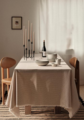 BROSTE COPENHAGEN Farri lysestage - sort jern