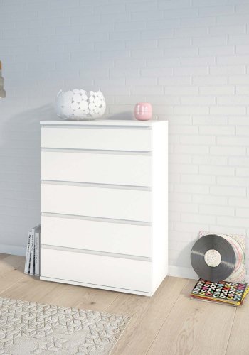 TVILUM Nova  Kommode - Hvid Komposittr, (107x76)